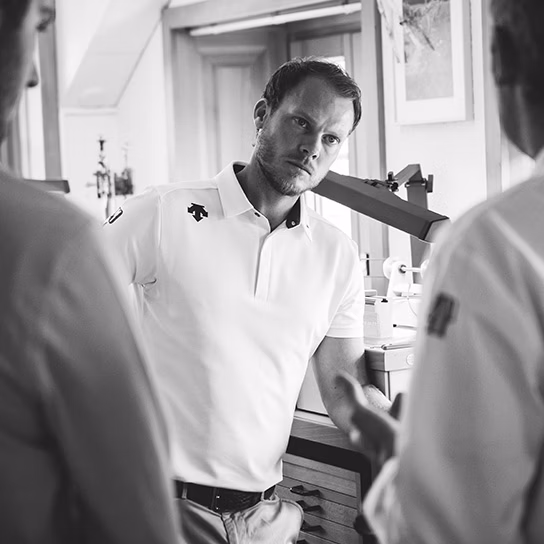 Danny Willett in visita alla Manifattura Audemars Piguet