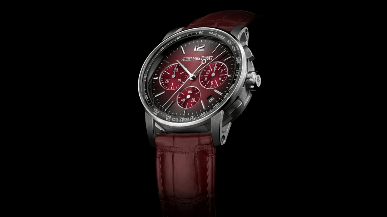 オーデマピゲ code11.59 革ベルト レザー アリゲーター バーガンディ 15210BC.OO.A068CR.01 レッド AUDEMARS PIGUET（オーデマピゲ