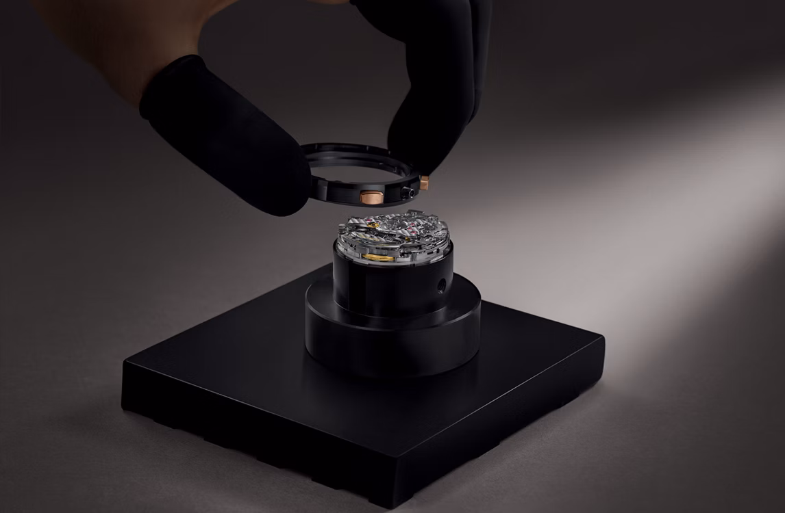 Savoir faire shoot of Code 11.59 by Audemars Piguet Selfwinding Chronograph watches.