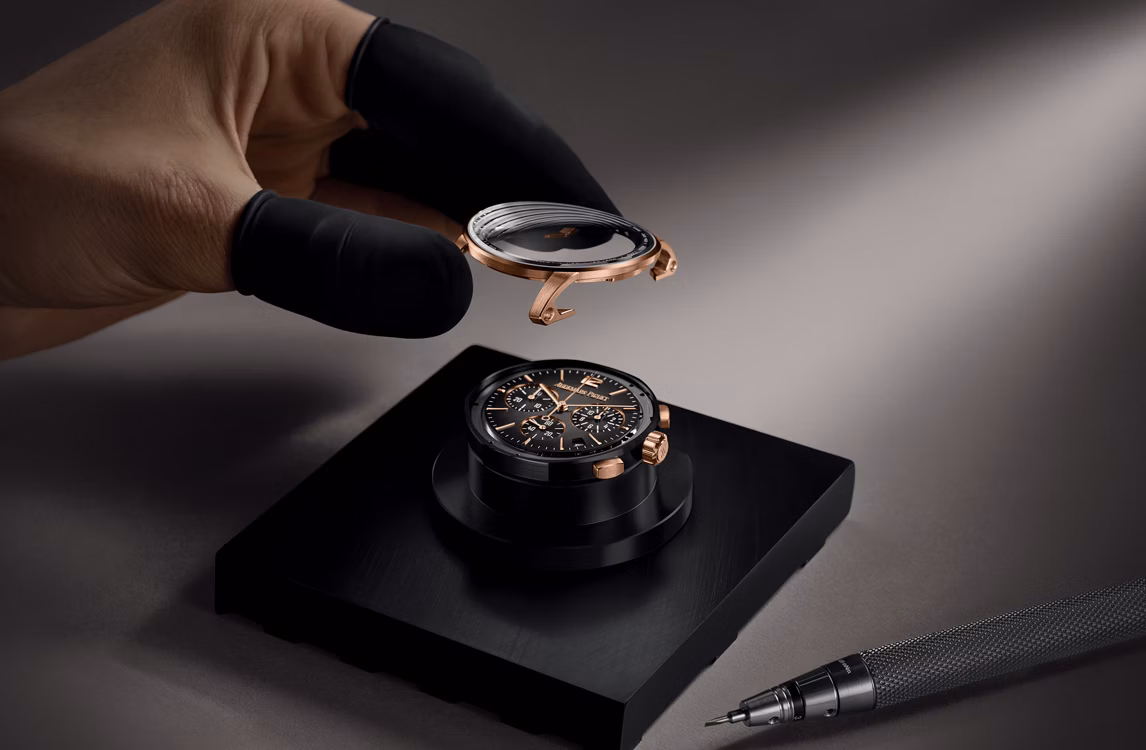 Savoir faire shoot of Code 11.59 by Audemars Piguet Selfwinding Chronograph watches.