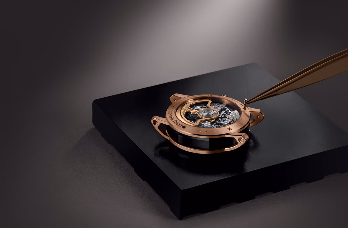 Savoir faire shoot of Code 11.59 by Audemars Piguet Selfwinding Chronograph watches.