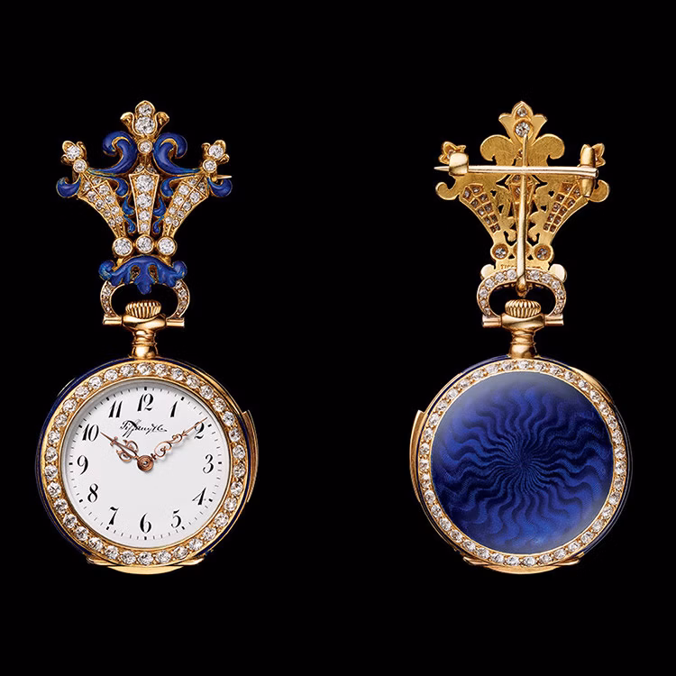 1892. Miniatur-Broschenuhr mit Minutenrepetition