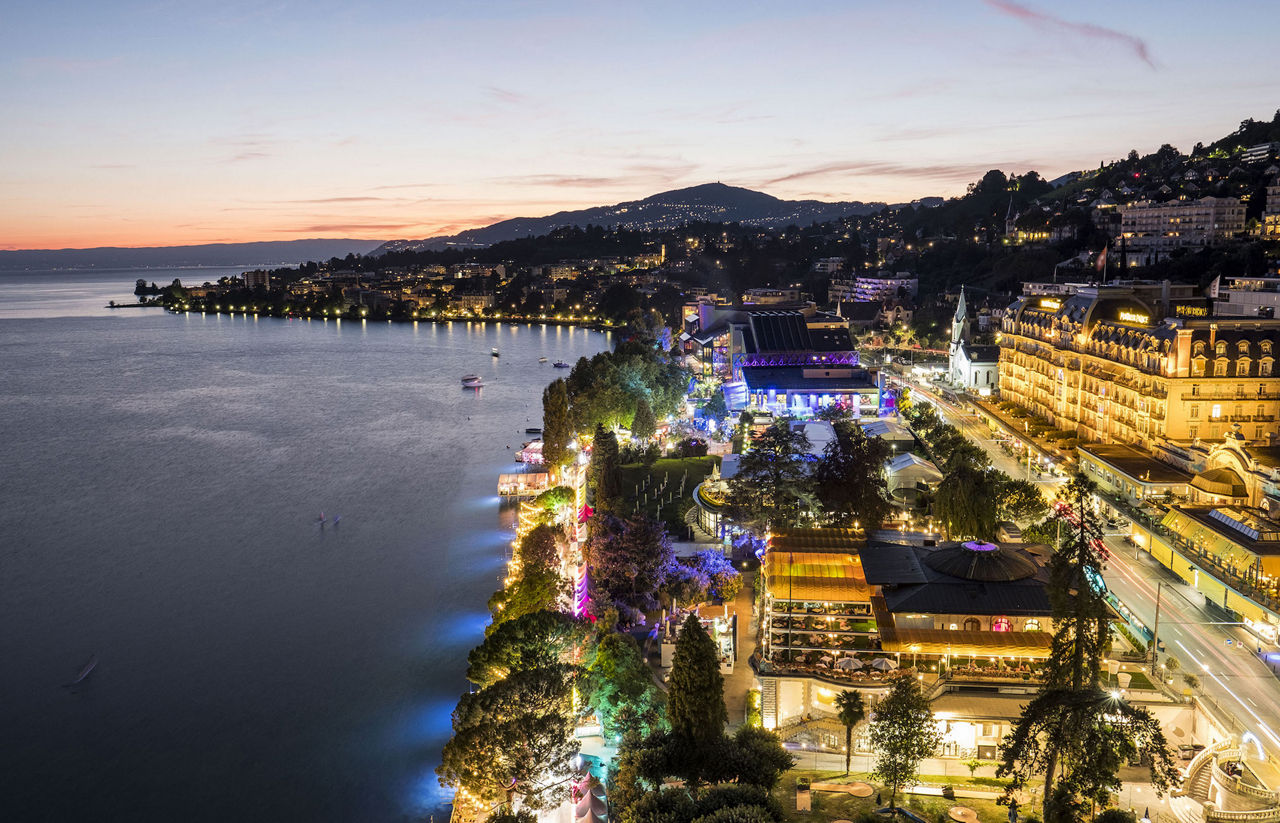 View of the Montreux Jazz Festival