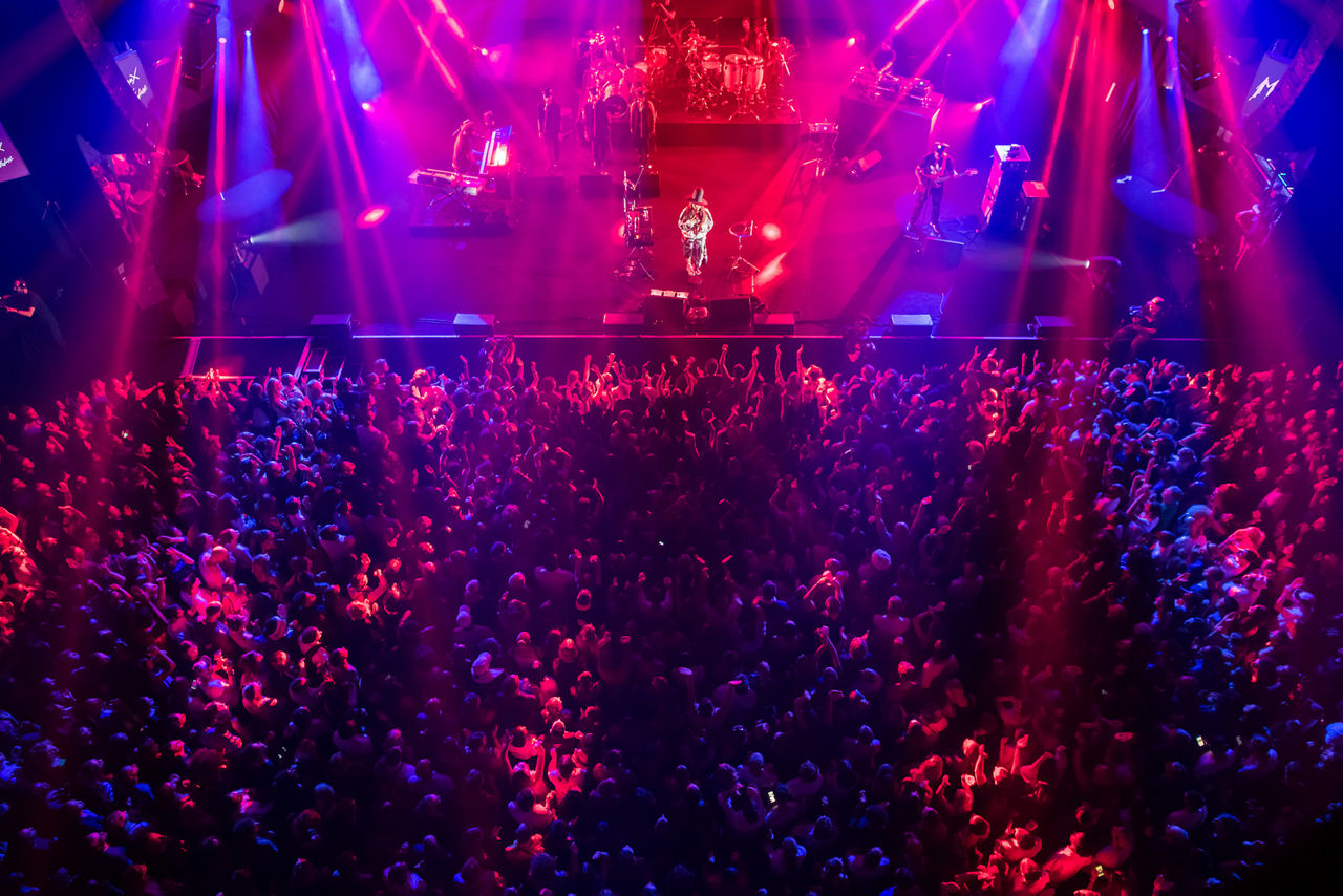 A concert at the Montreux Jazz Festival