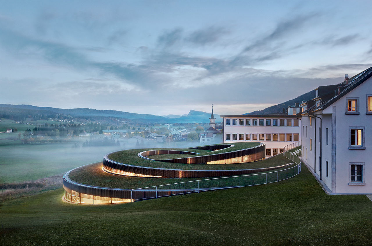 The museum Musée Atelier Audemars Piguet in Le Brassus, Switzerland.