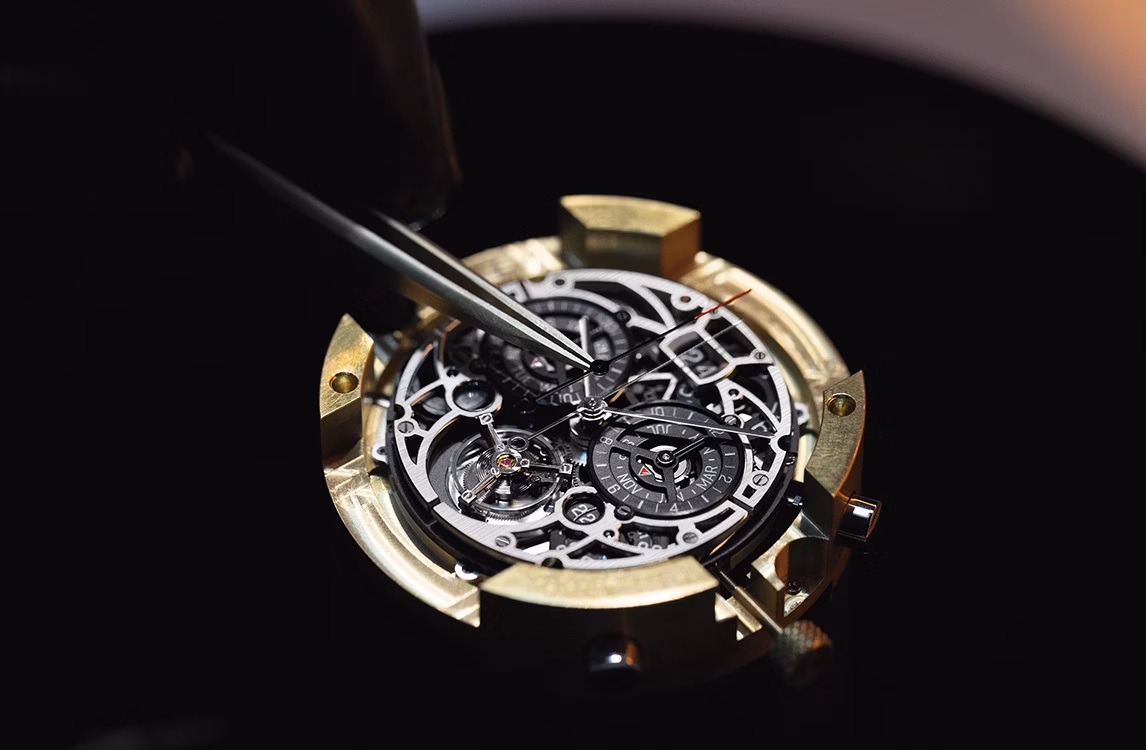 Aufnahme einer Royal Oak zur Demonstration des Know-hows