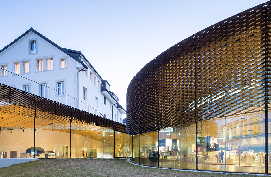 Exterior view of the museum Musée Atelier Audemars Piguet.