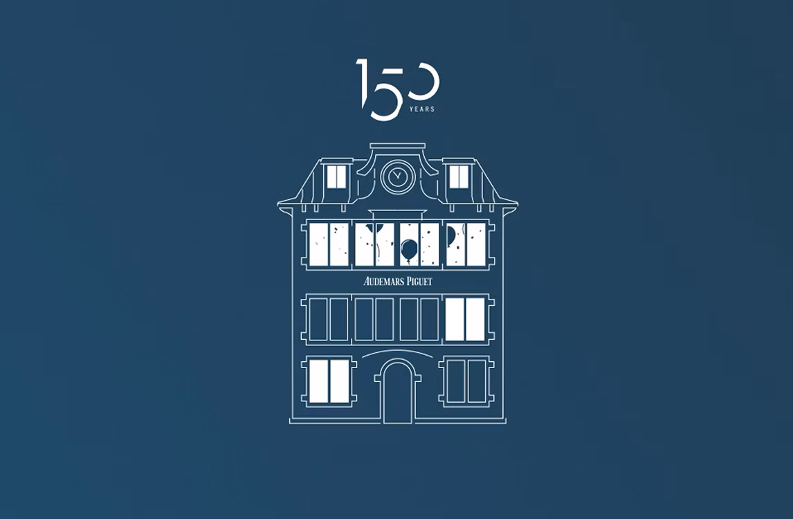 An illustration of the historic Audemars Piguet building
