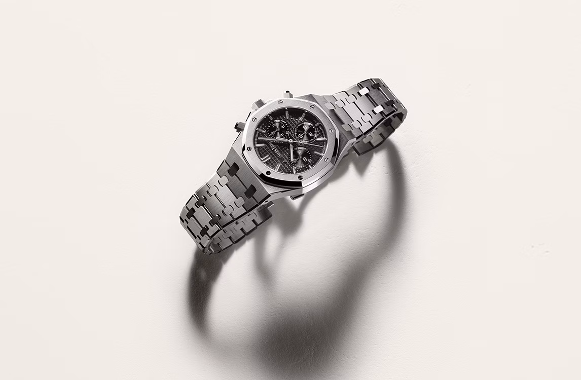 Lifestyle shoot of a Royal Oak watch.