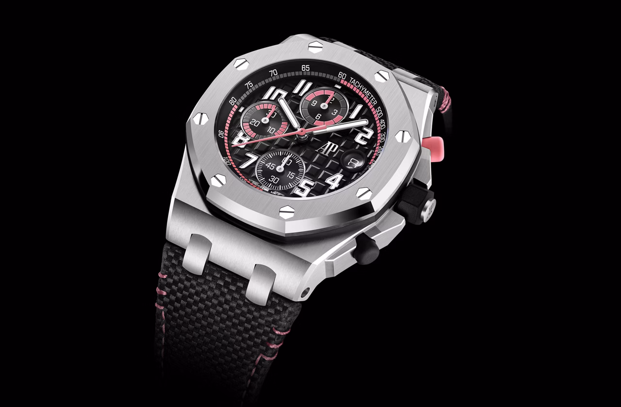 Primo piano di un orologio Royal Oak Offshore