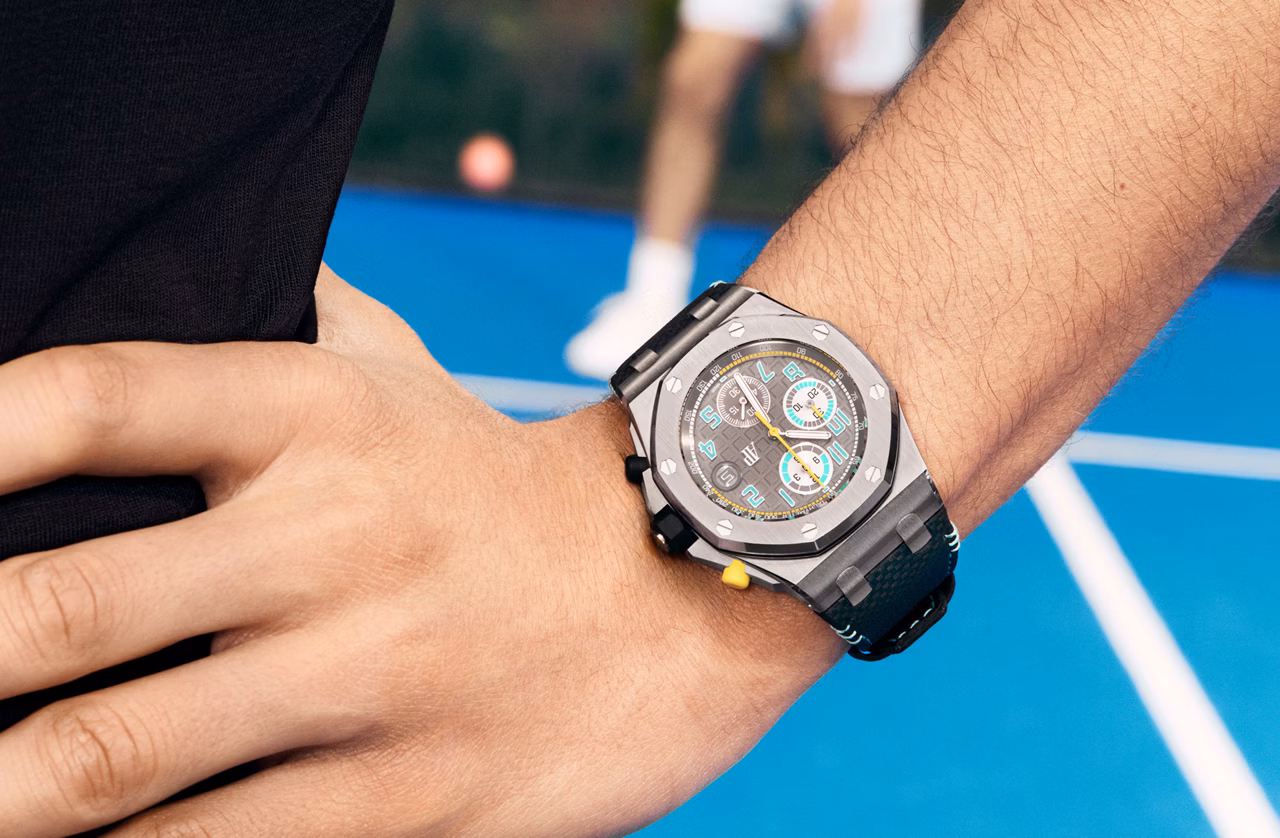 Servizio fotografico lifestyle di un orologio Royal Oak Offshore.