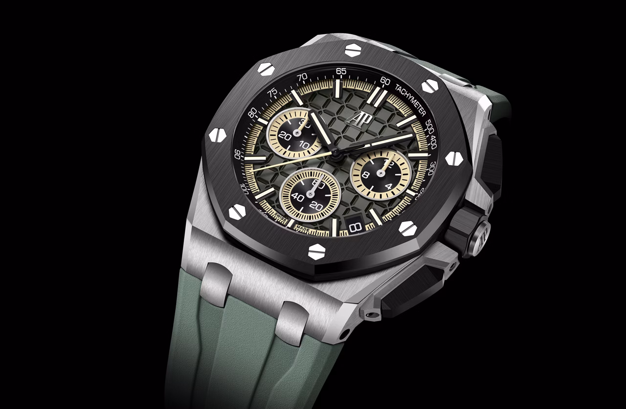 Primo piano di un orologio Royal Oak Offshore