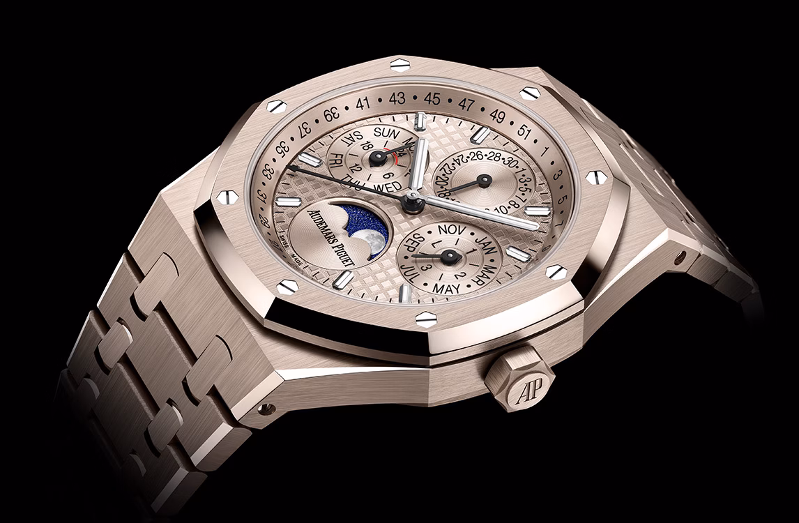 Primo piano di un orologio Royal Oak