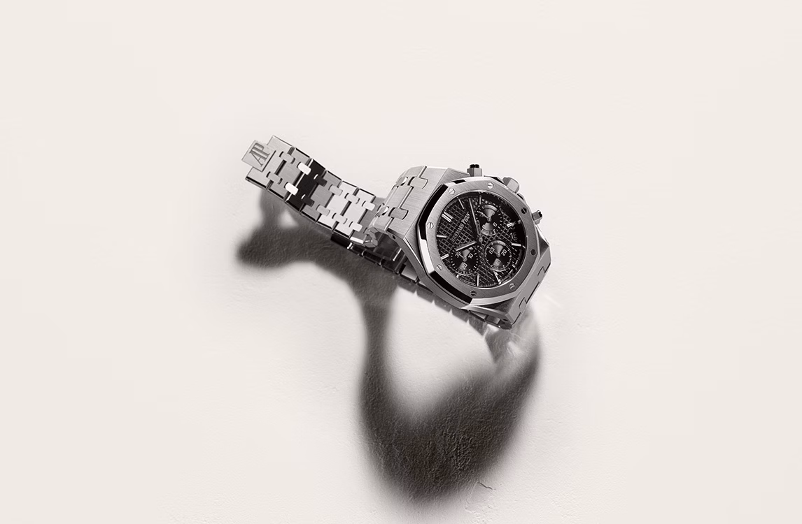 Lifestyle shoot of a Royal Oak watch.