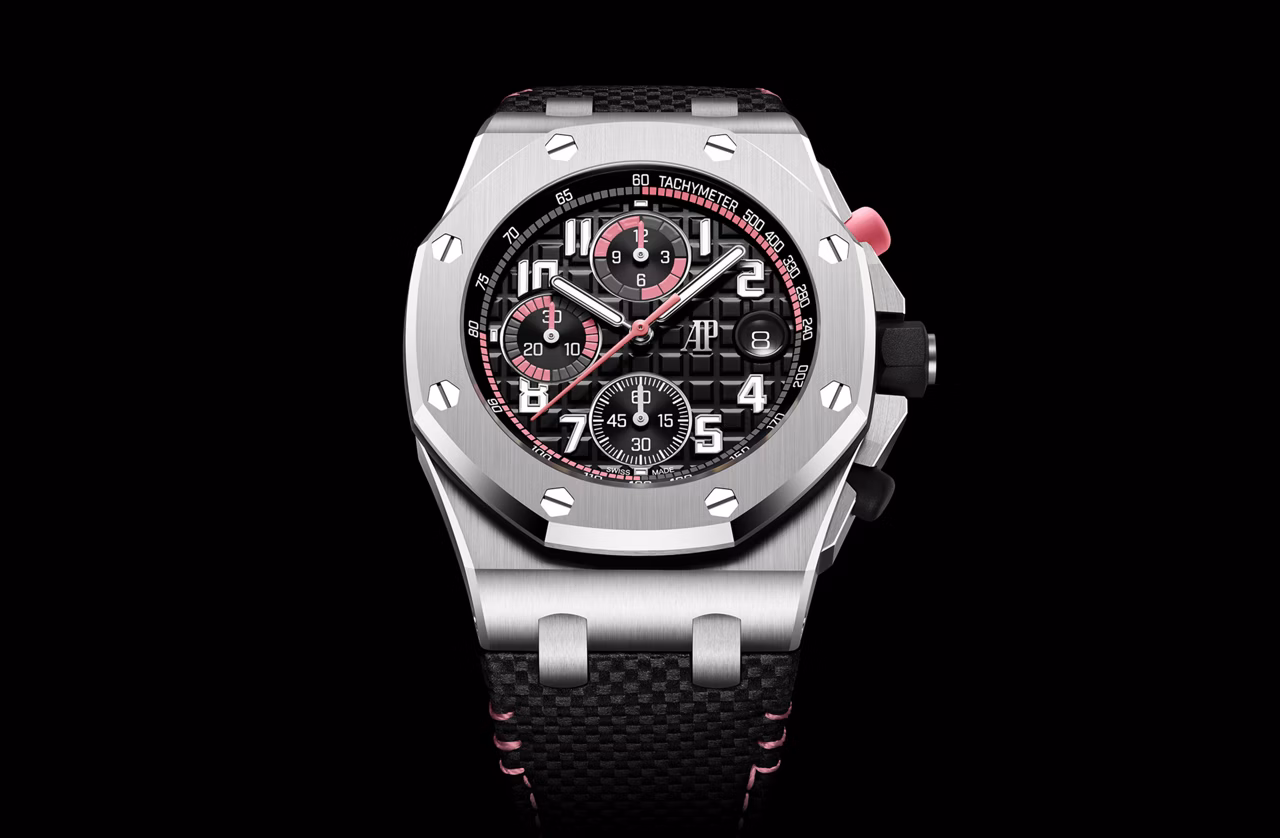 Primo piano di un orologio Royal Oak Offshore