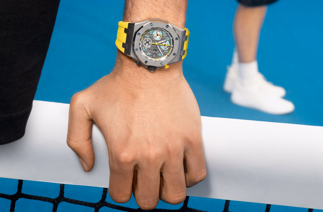 Servizio fotografico lifestyle di un orologio Royal Oak Offshore.