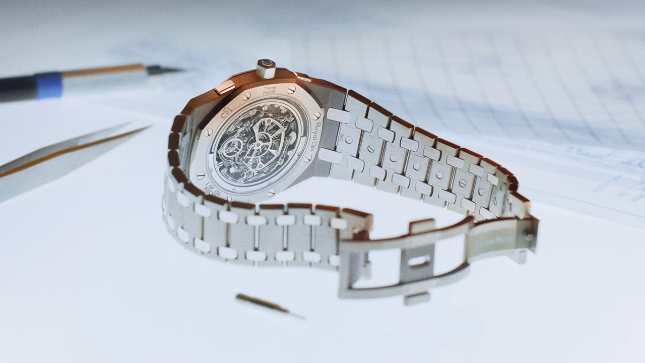 Lifestyle shoot of a Royal Oak watch.