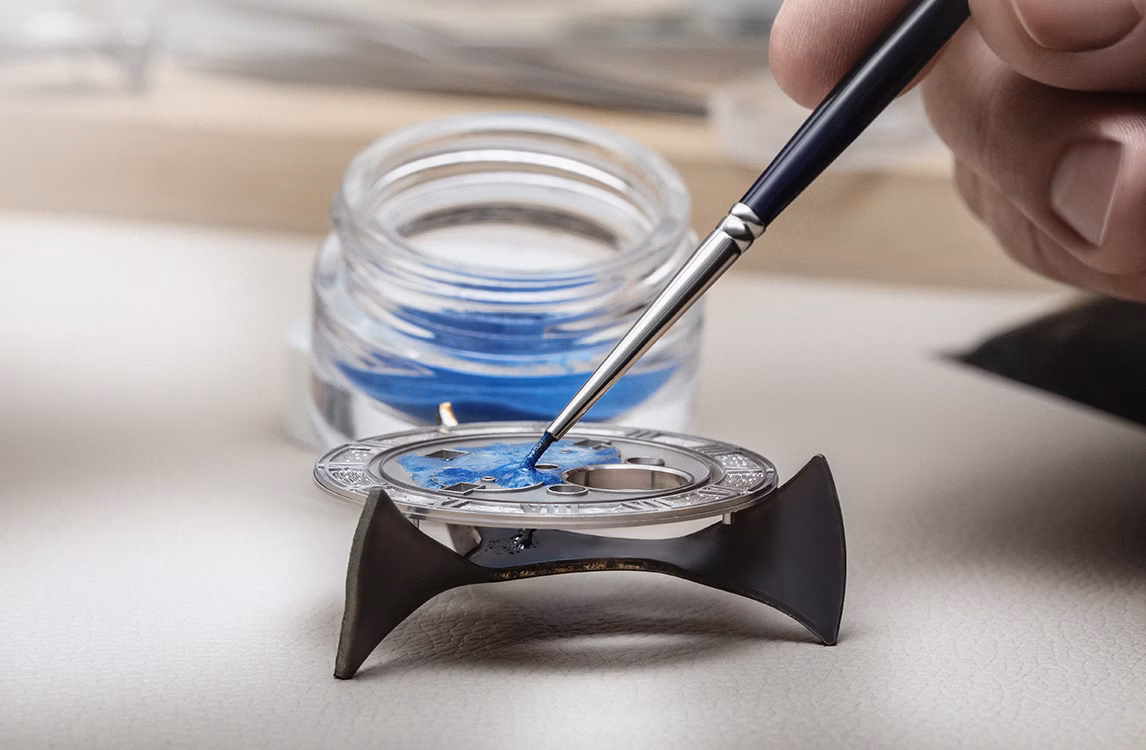 Savoir faire shoot of the 150 Heritage watch.