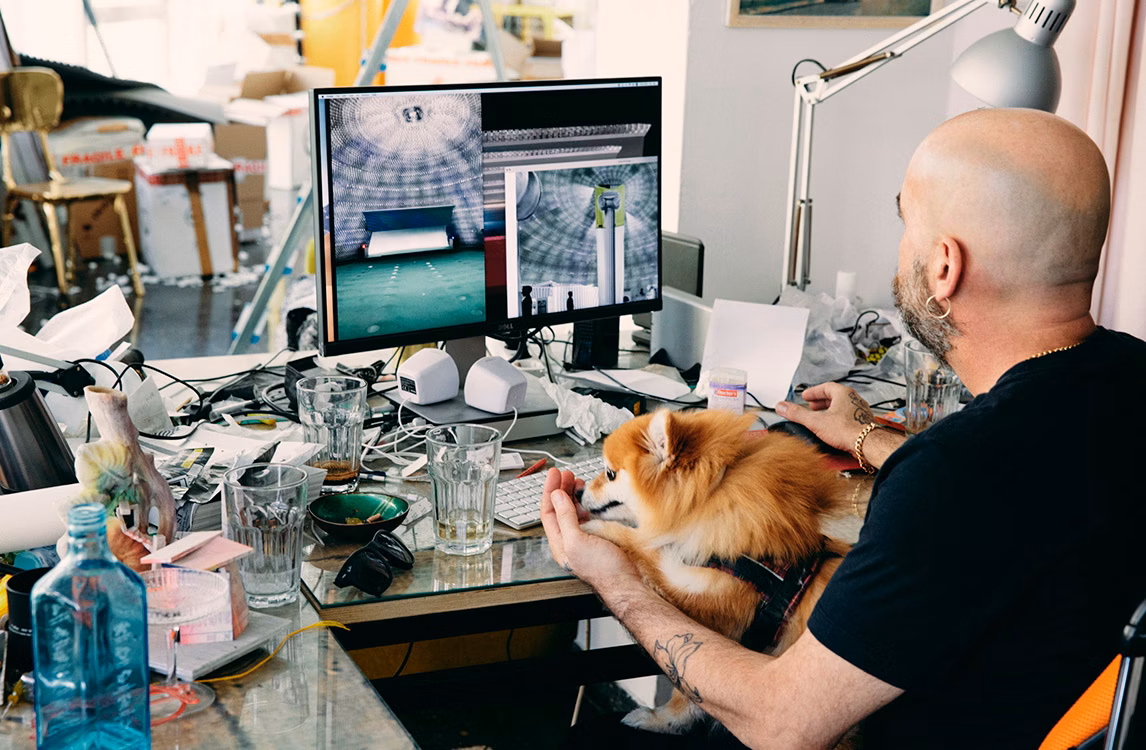 The studio of Andreas Angelidakis