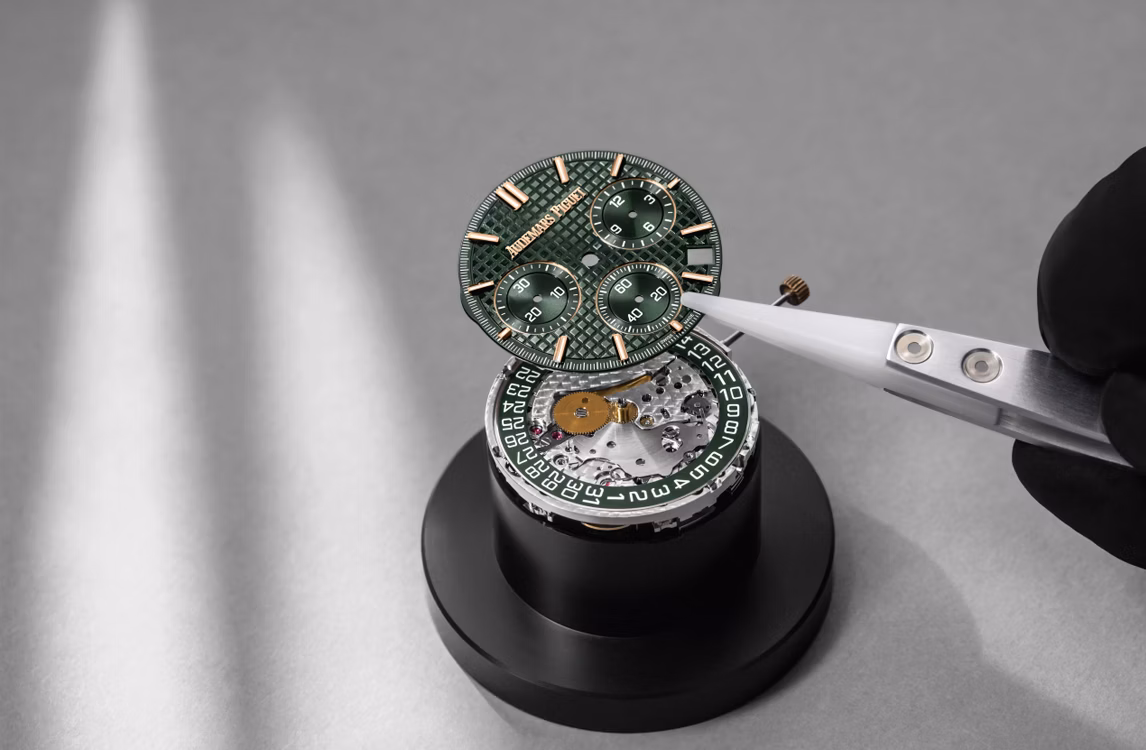 Ensamblaje de la esfera del Royal Oak 26240OR