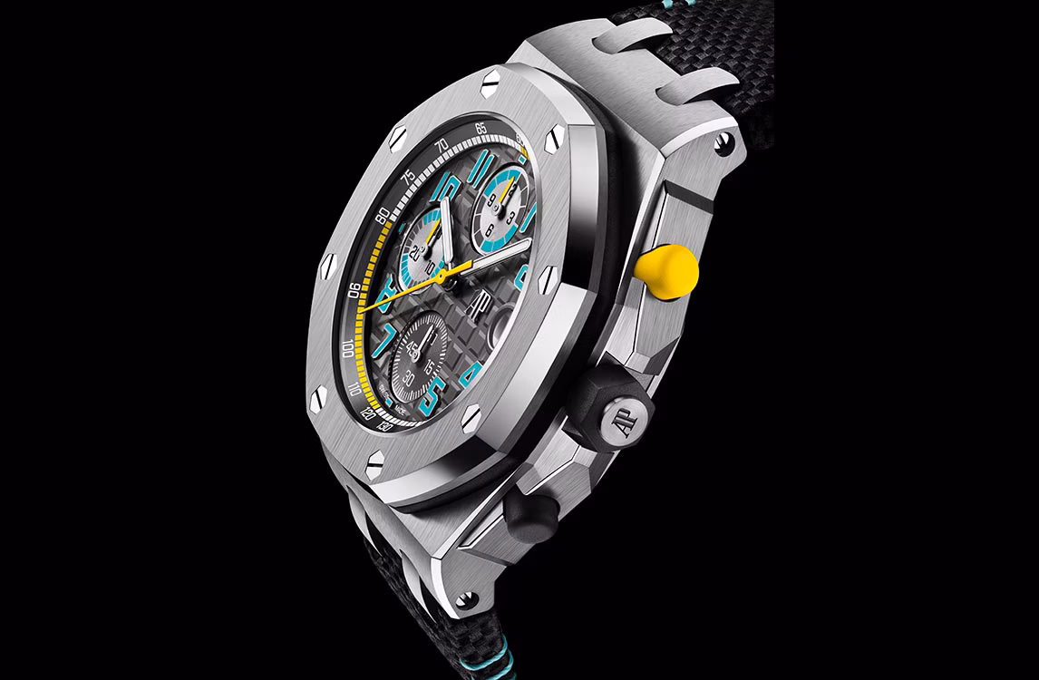 Primo piano di un orologio Royal Oak Offshore