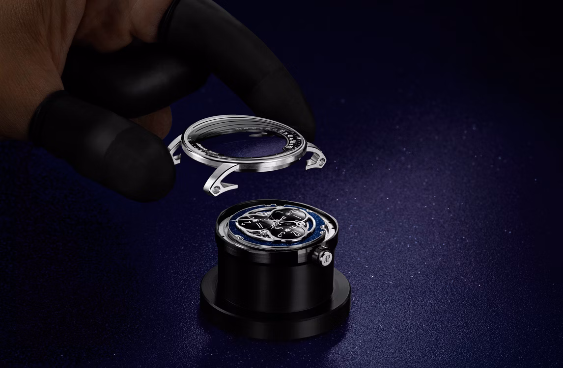 Savoir faire shoot of a Royal Oak Concept watch.