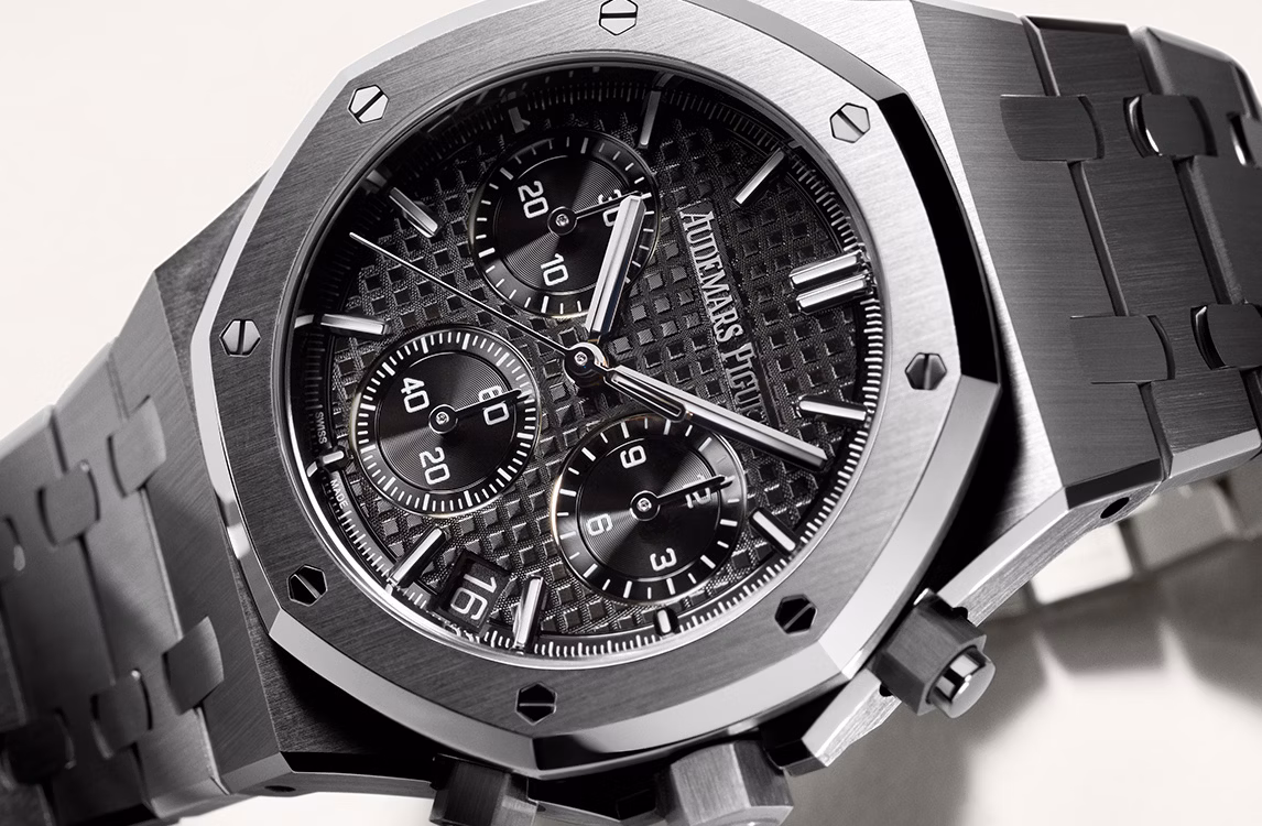 Lifestyle shoot of a Royal Oak watch.