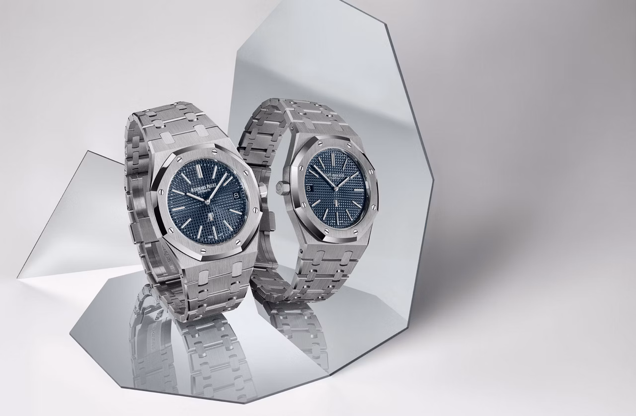 Lifestyle shoot of a Royal Oak watch.