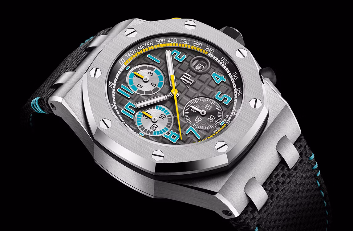 Primo piano di un orologio Royal Oak Offshore