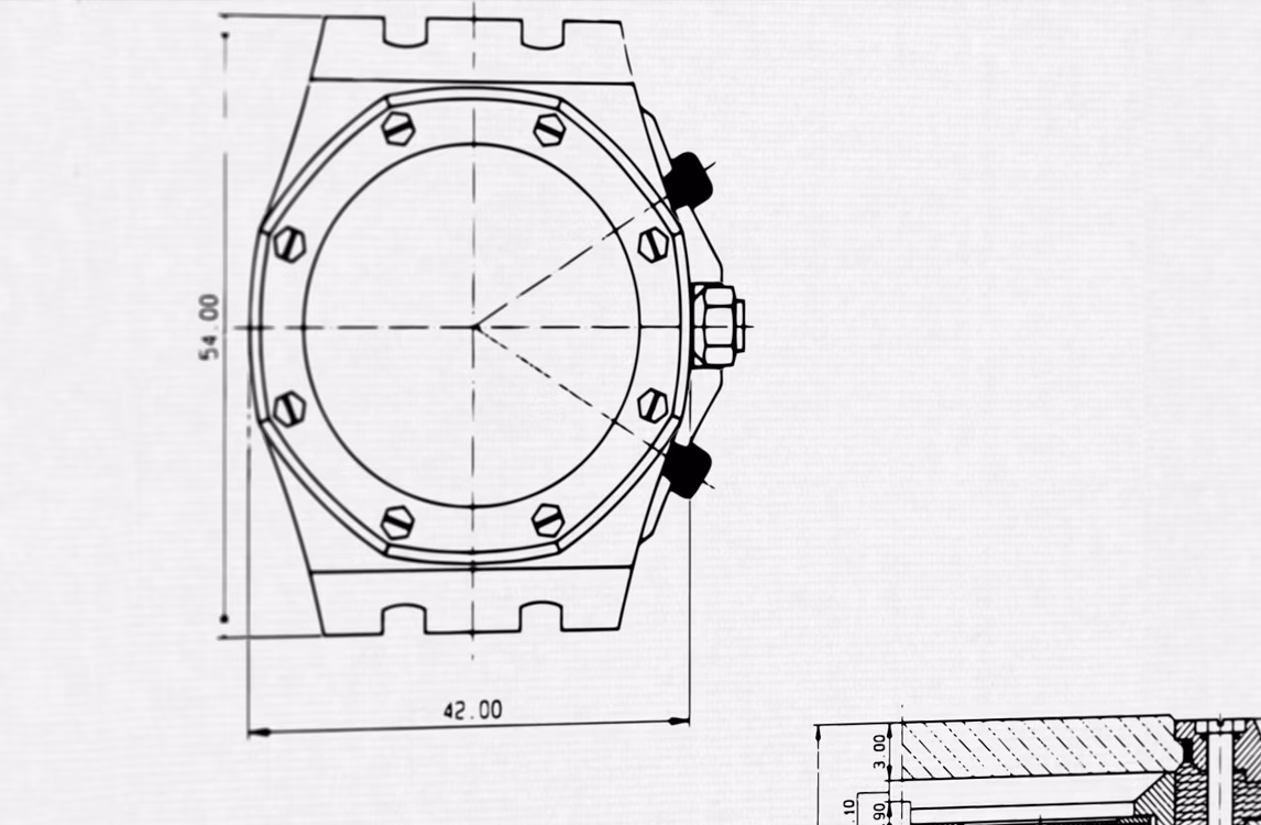 エキスパートの手元にロイヤル オーク オフショア。