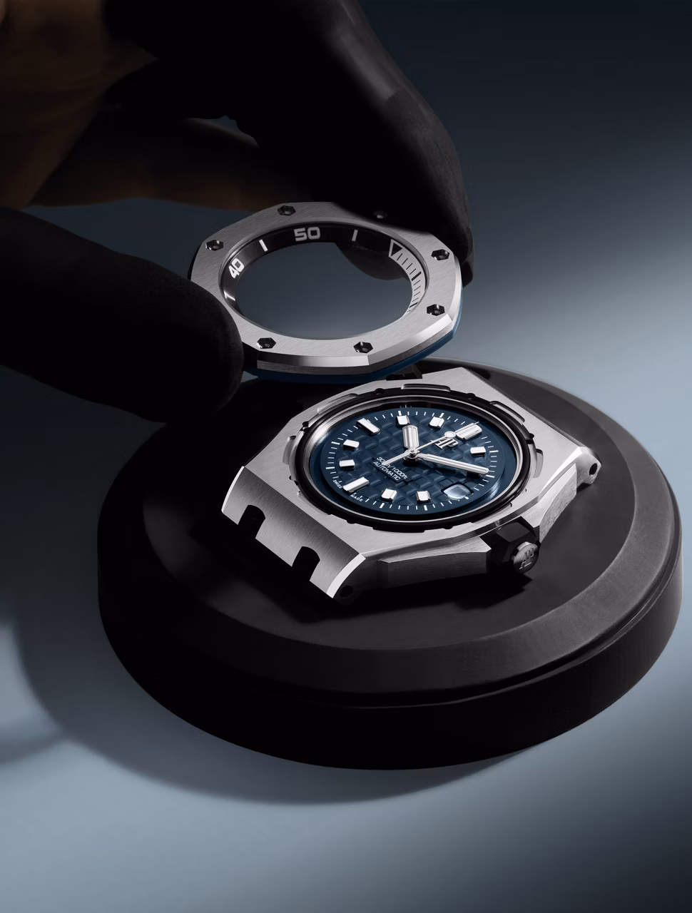 Captura de savoir faire de un reloj Royal Oak Offshore Diver.