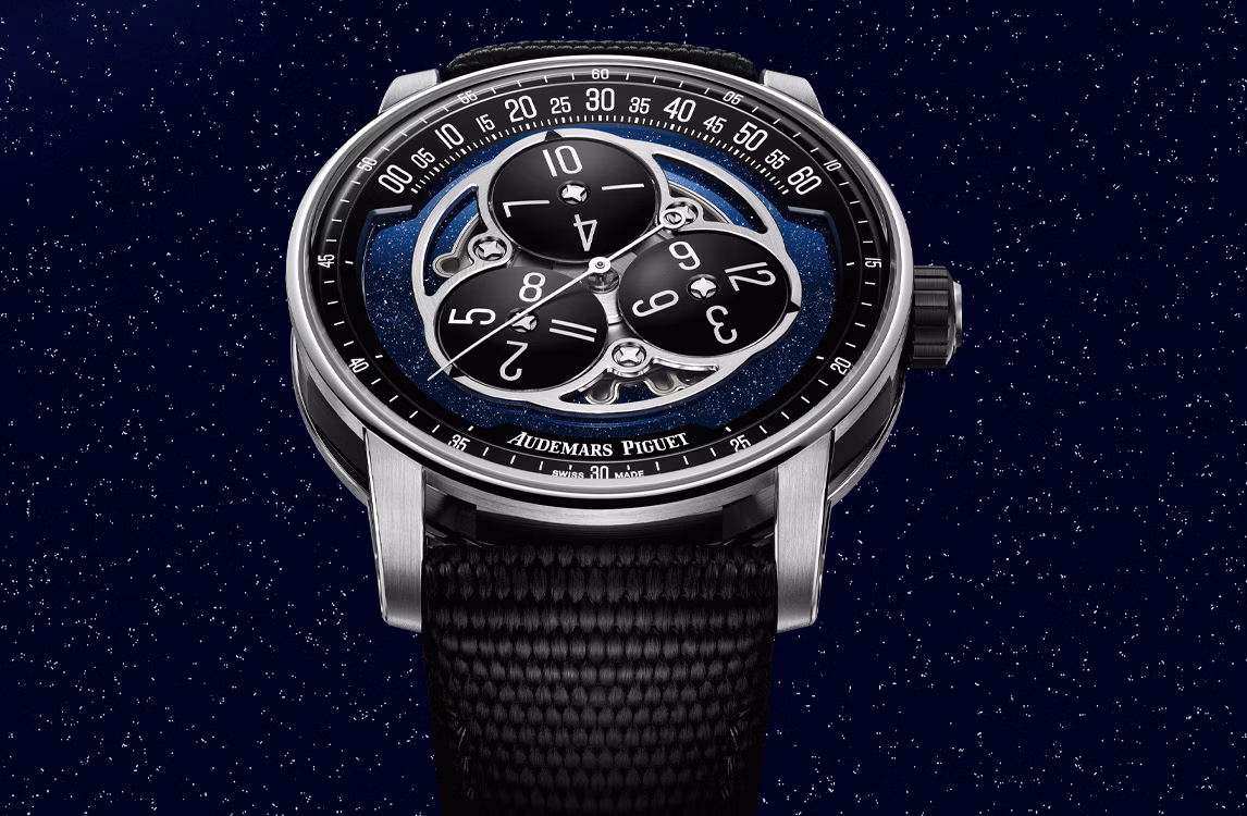 Close up of a Code 11.59 by Audemars Piguet Starwheel