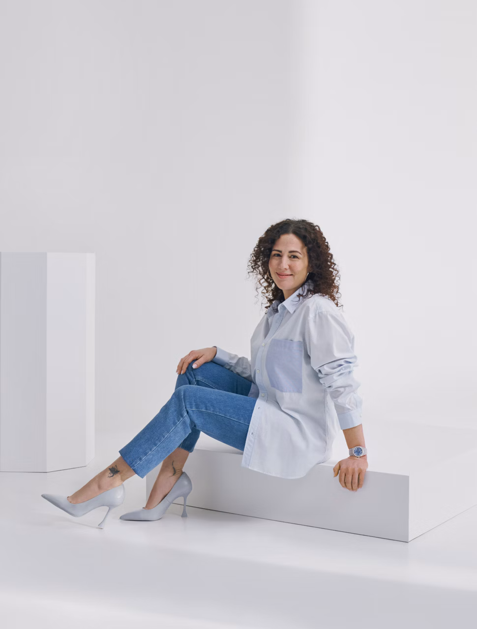 コラリーのポートレート写真、オーデマ ピゲのケース研磨師