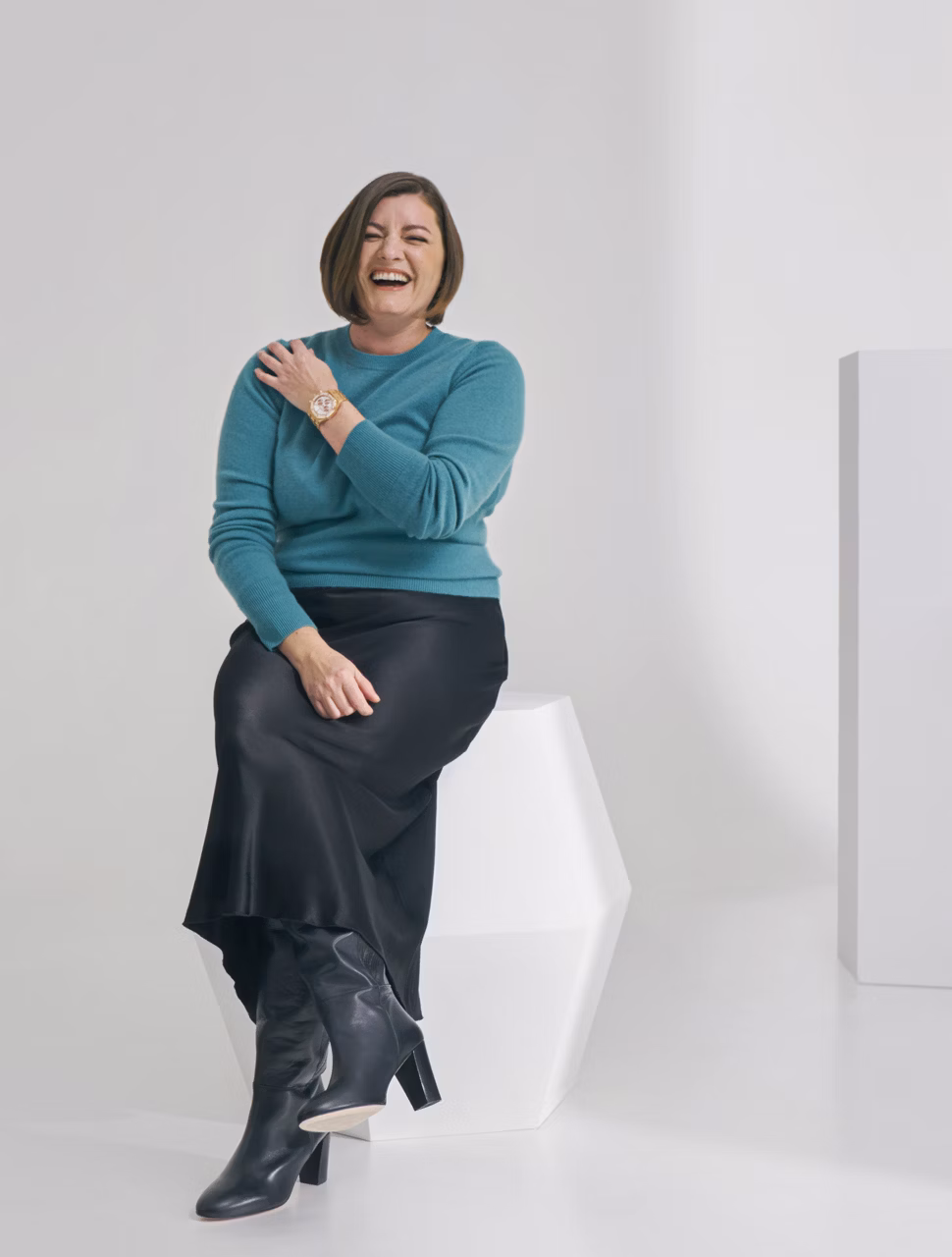 ジェシカのポートレート写真、オーデマ ピゲのケース組立