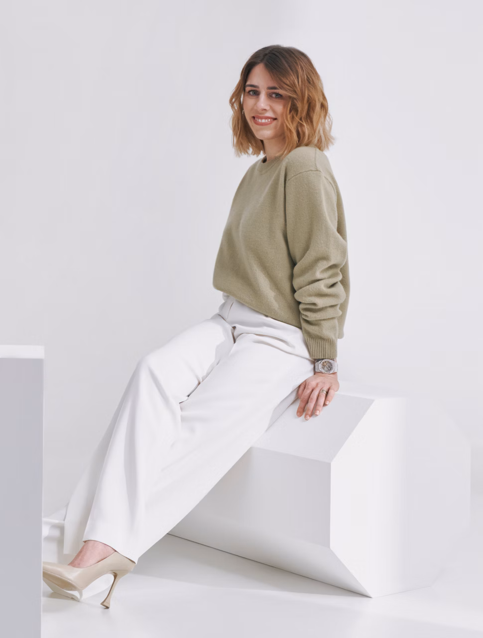 オーデマ ピゲの時計師、アポリーヌのポートレート写真