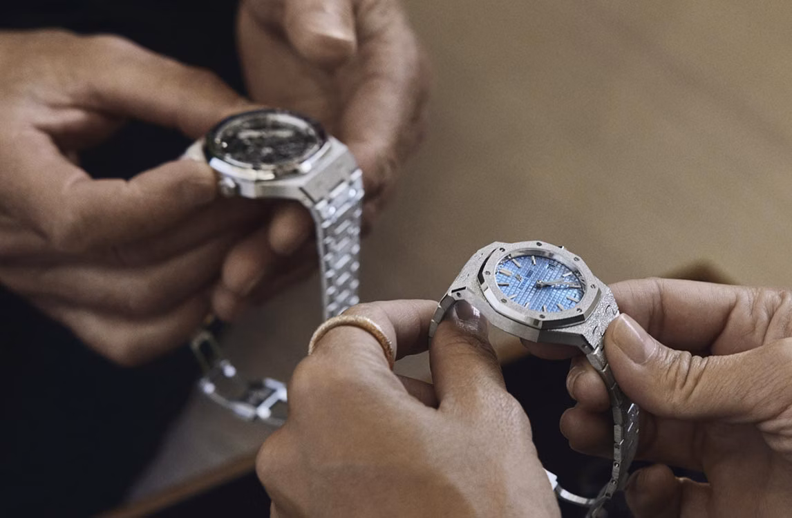 Photo « savoir-faire » d’une montre Royal Oak