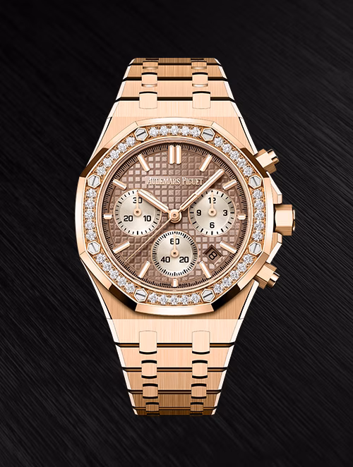 Крупный план часов Royal Oak