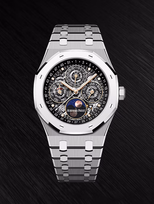 Крупный план часов Royal Oak