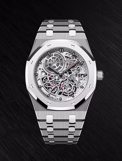 Крупный план часов Royal Oak