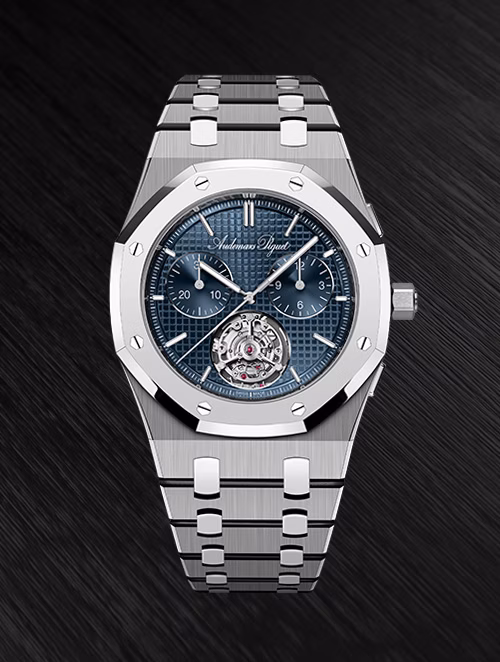 Close up of a Royal Oak watch.