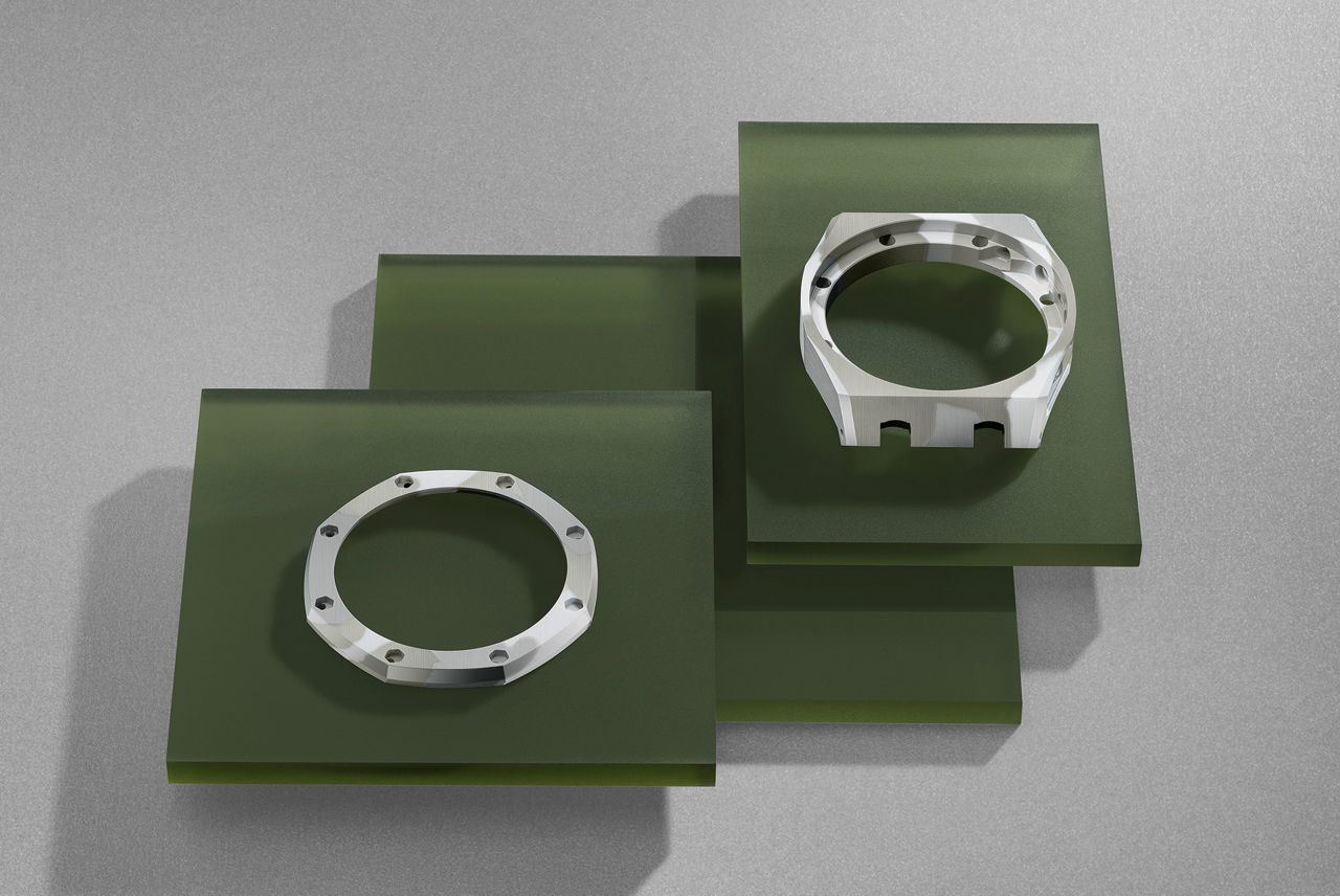 Savoir faire shoot of a Royal Oak watch.