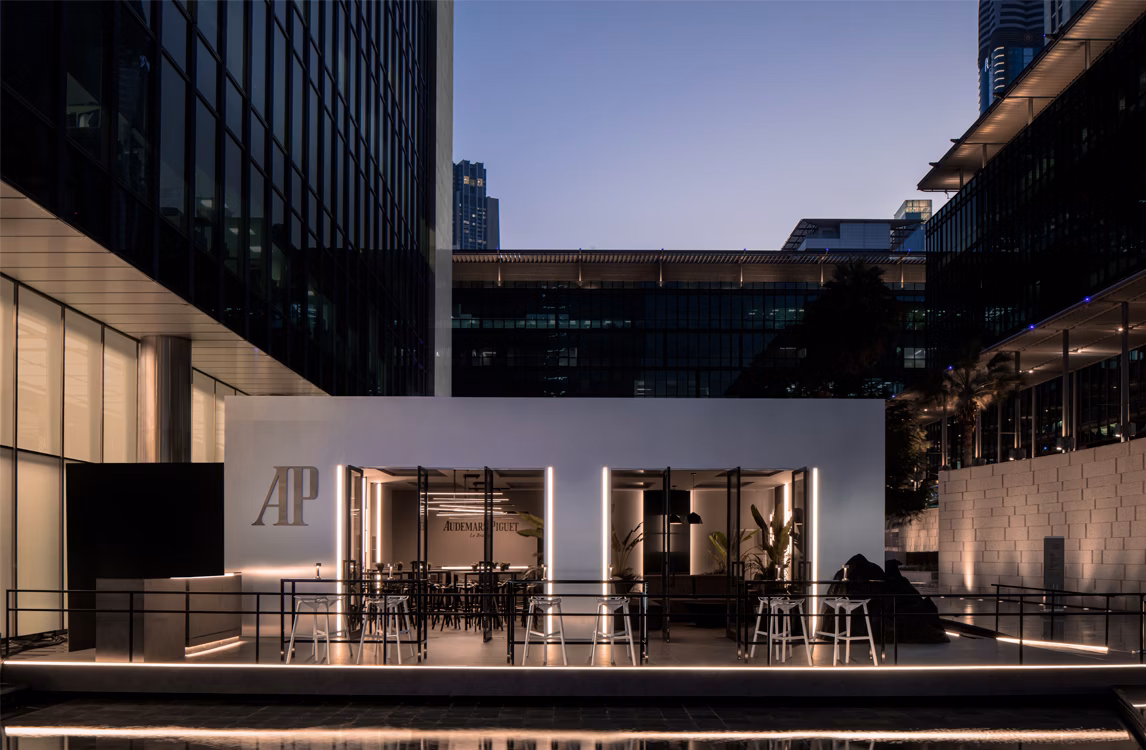 杜拜鐘錶週愛彼特展展場