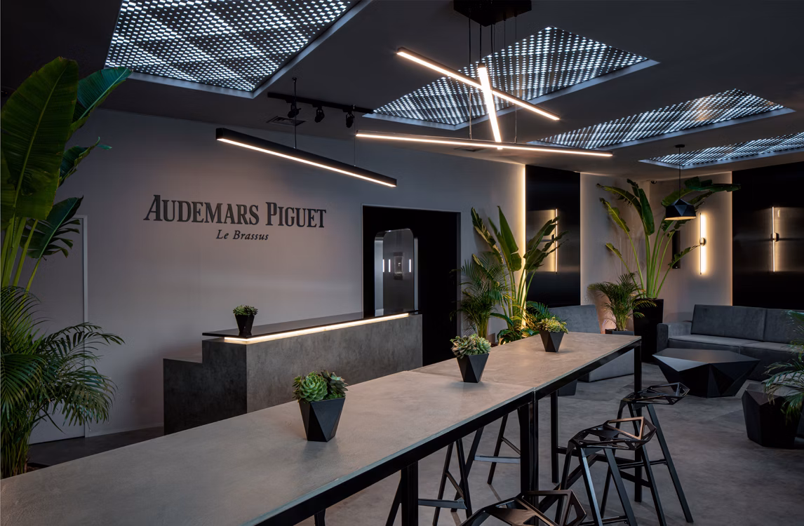 杜拜鐘錶週愛彼特展展場