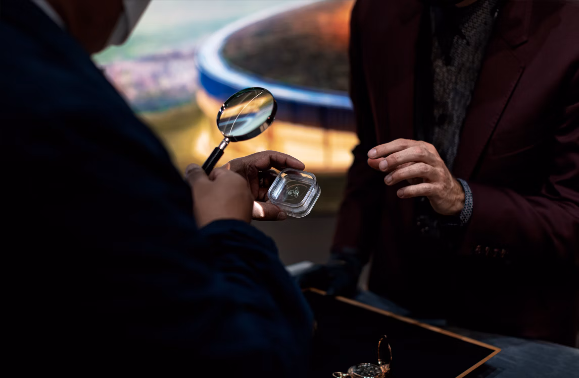 杜拜鐘錶週愛彼特展展場