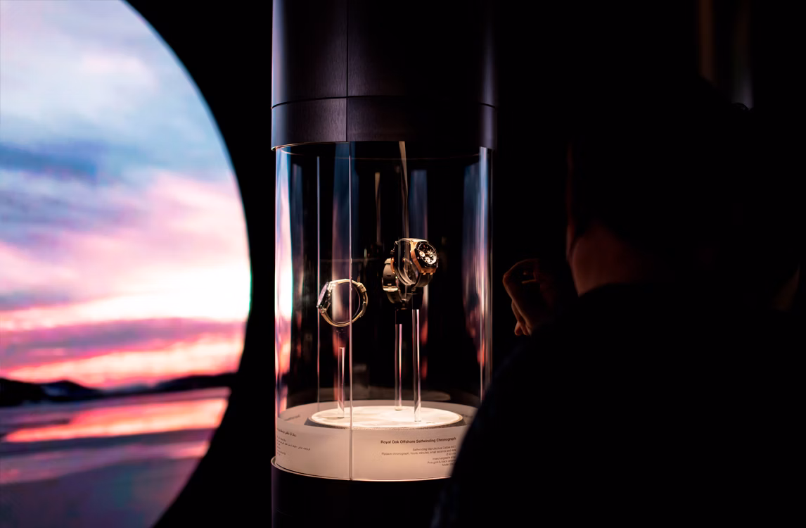 杜拜鐘錶週愛彼特展展場