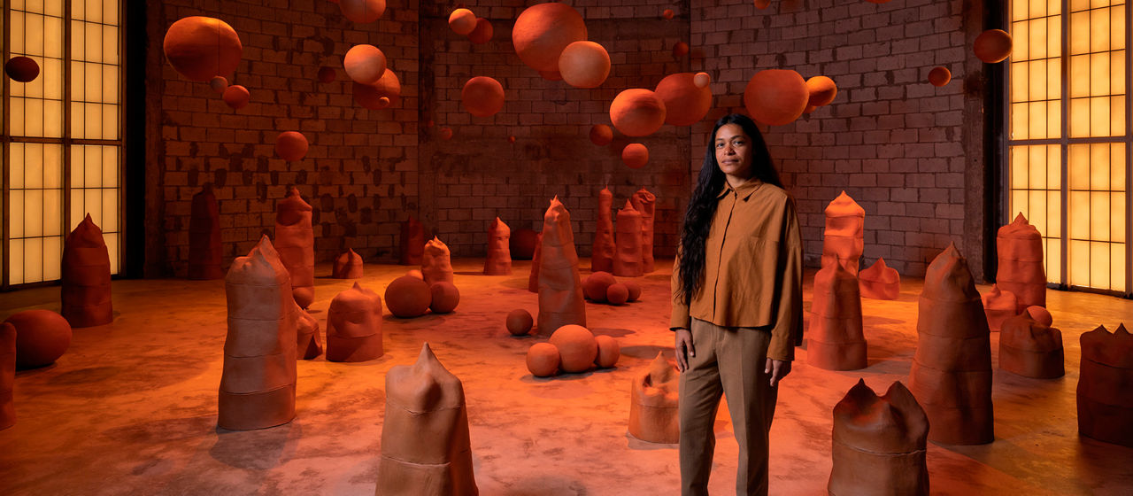 Focus on the artwork.