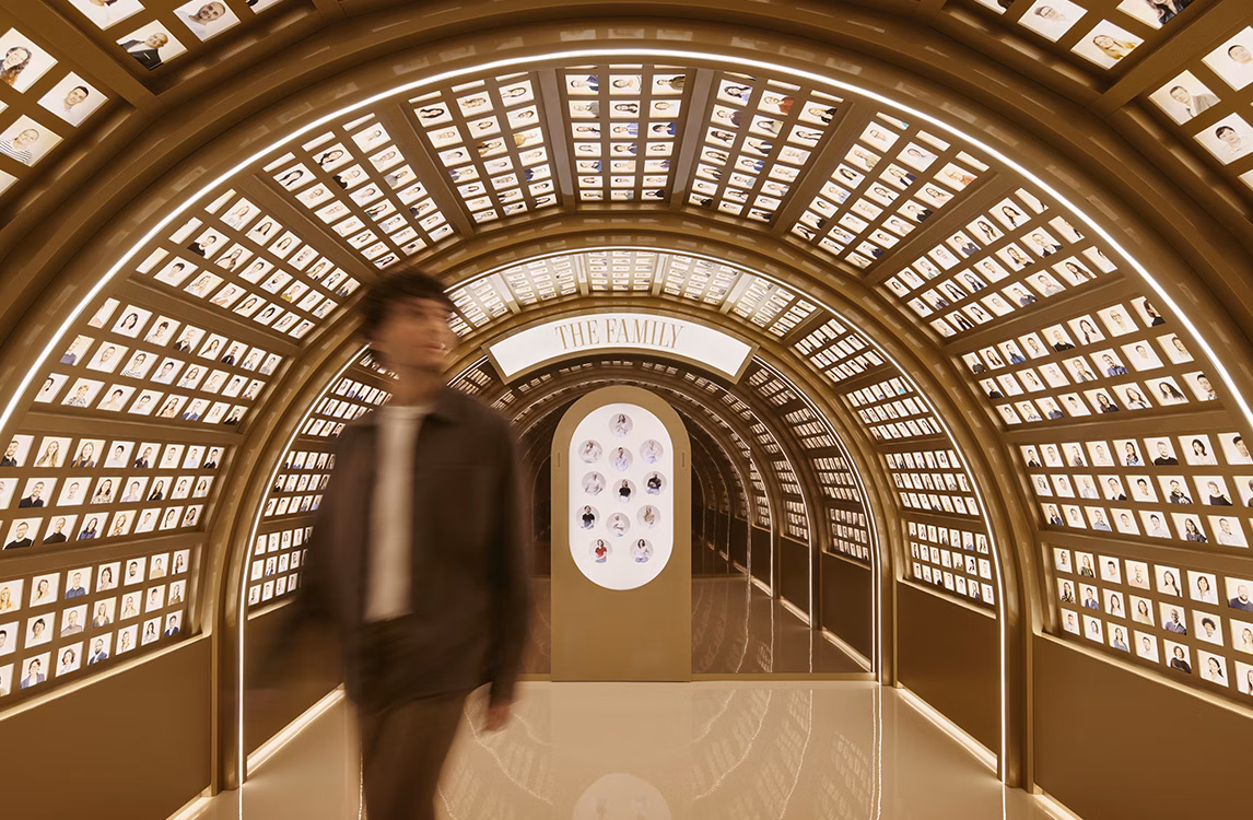 Nahaufnahme des Kunstwerks.