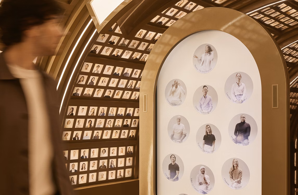 Nahaufnahme des Kunstwerks.