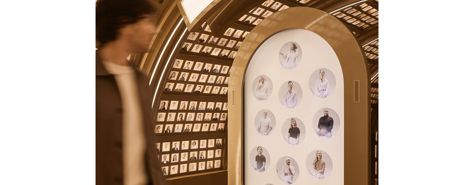 Nahaufnahme des Kunstwerks.