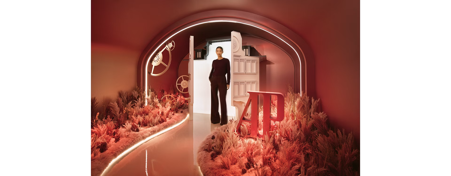 Nahaufnahme des Kunstwerks.